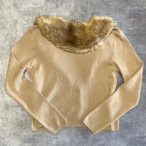 Y2k Laundry Fur Wool Cardigan - Picture 6 of 7